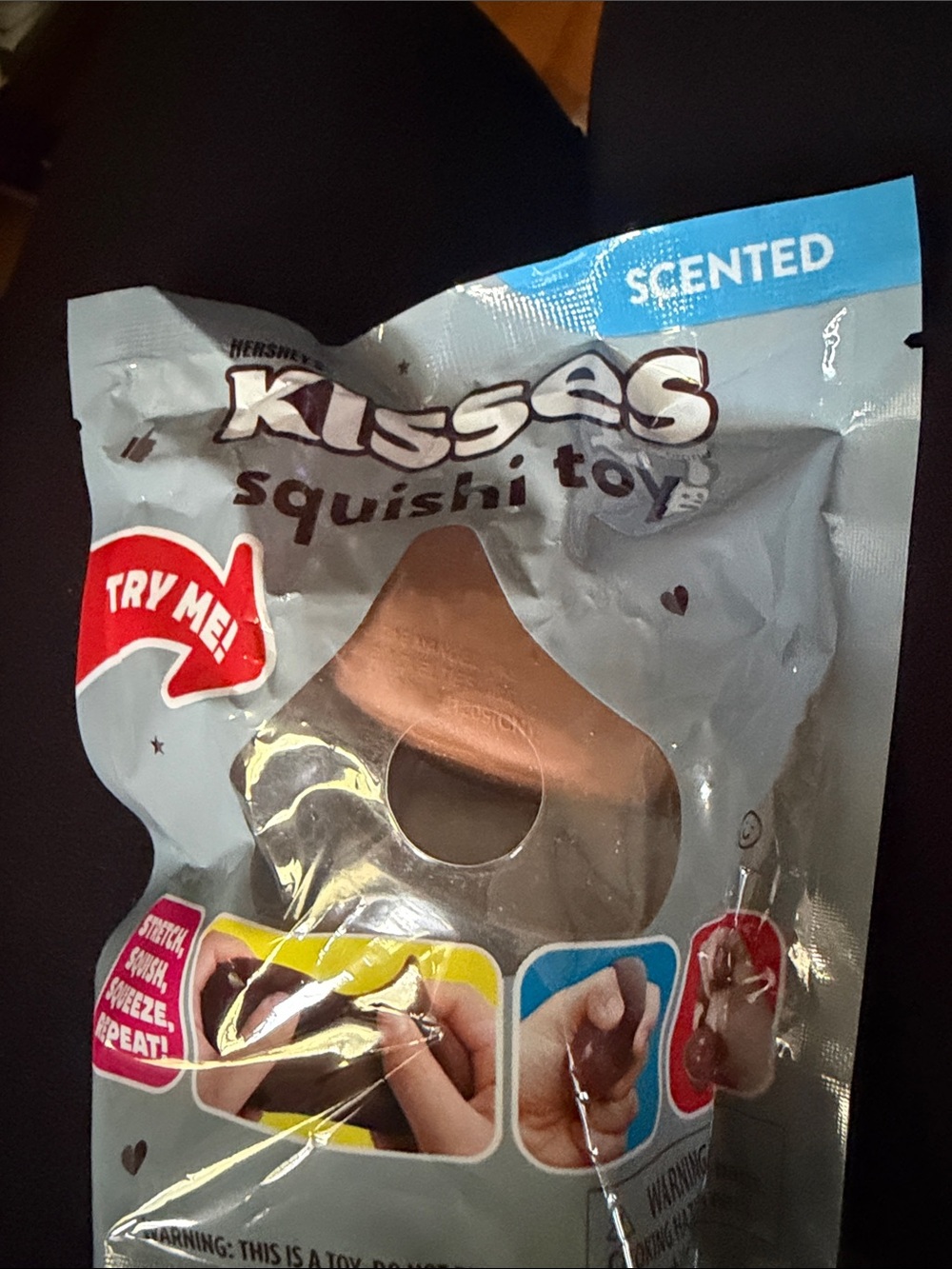Kiss Scented Brown Squishi Toy - Kids Toy